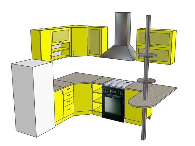 Пример дизайна мебели для дома