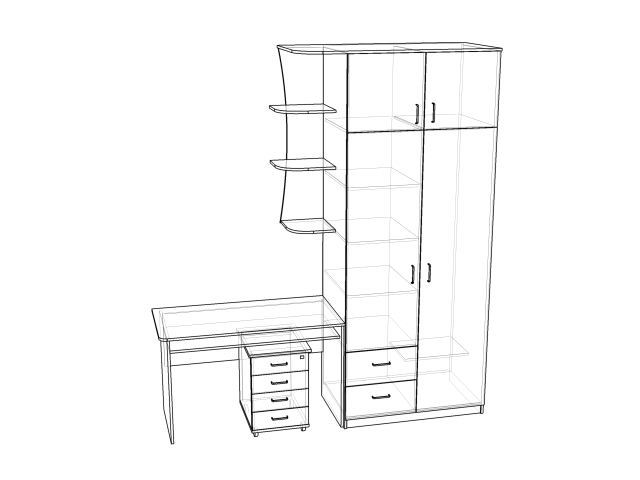 Пример дизайна мебели для дома