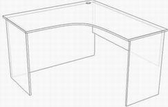 Дизайн углового стола для офиса